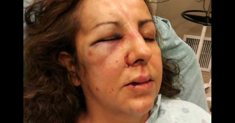 California mother brutally beaten up by daughter's teenage bullies while on her way to speak with principal