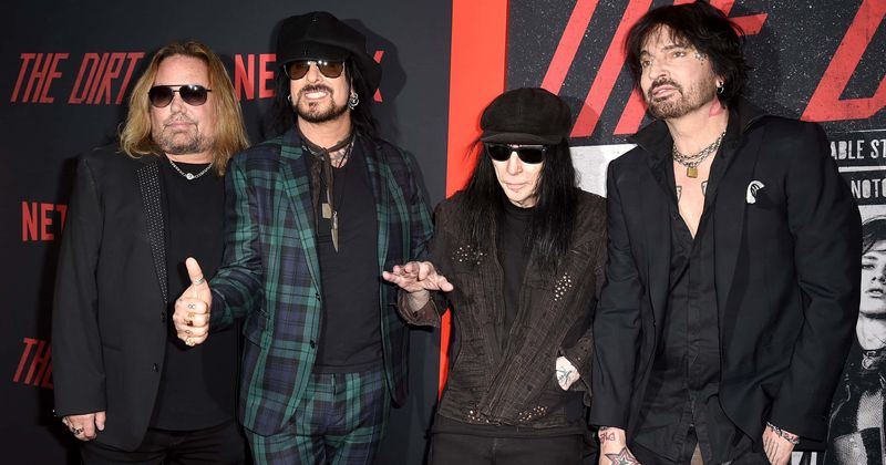 Motley Crue film 'The Dirt' sees band's music top streaming charts on Spotify, Apple Music and Deezer