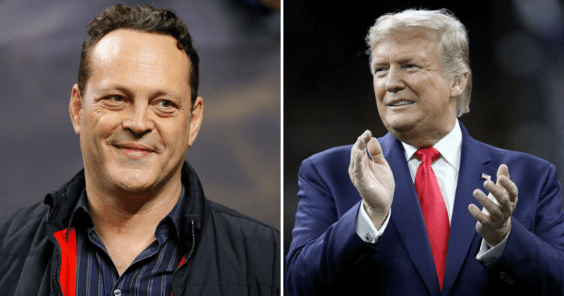 Vince Vaughn triggers social media meltdown and calls for cancellation after being spotted shaking Trump's hand