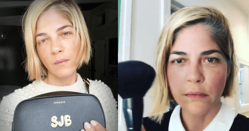 Selma Blair shows her resilience in battling MS with a smile in humorous make-up tutorial online