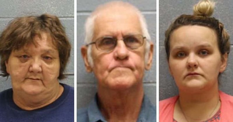 Alabama mom and grandparents arrested for keeping 4 children locked in tiny wooden cages with mattresses inside