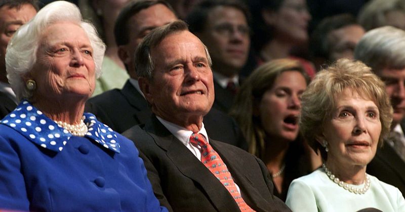 Nancy Reagan was envious of Barbara Bush's confidence since she refused to wear makeup