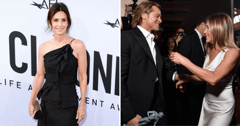Courteney Cox is rooting for Brad Pitt and Jennifer Aniston reunion: 'They still love each other, no doubt'