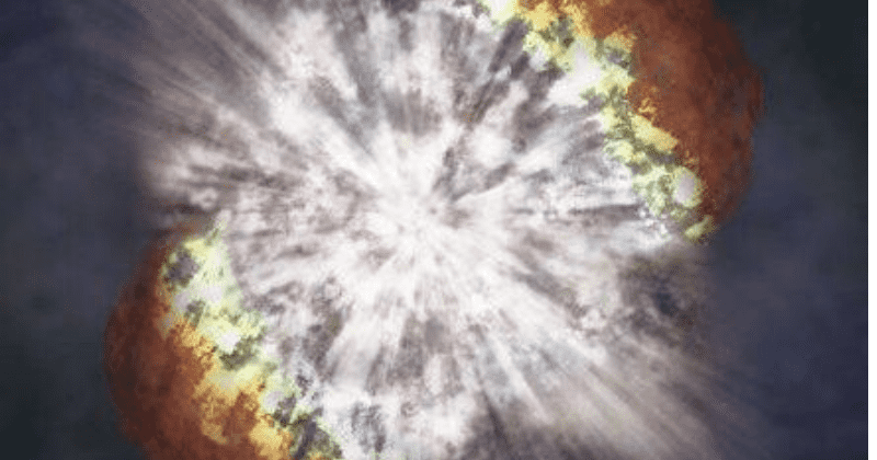 Astronomers trace the mysterious origins of supernova a hundred times brighter than a regular one