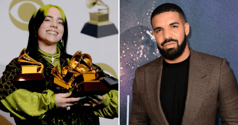 Billie Eilish defends Drake after people called him 'creepy' for regularly texting her when she was just 17