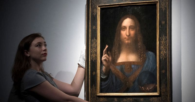 It's auction season, and all eyes are on this controversial Da Vinci painting...but how much is it worth?