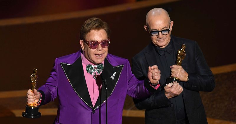 Oscars 2020: Elton John and Bernie Taupin win Best Original Song for 'Rocketman', toast to '53 years' together