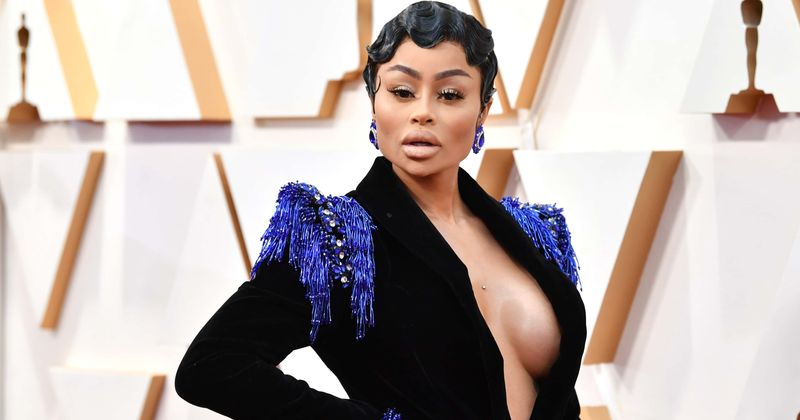 Alfombra roja de los Oscar 2020: Blac Chyna detiene el tiempo con un espectacular vestido de terciopelo con aberturas altas y estamos babeando