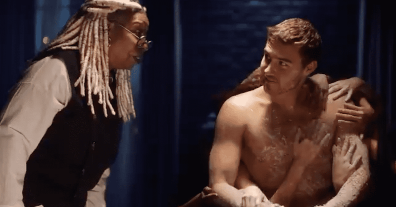 'The Bachelor' Season 24's Oscars promo with Whoopi Goldberg and a shirtless Peter Weber makes fans cringe