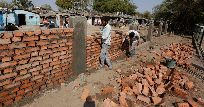 India spending $12M to build 1,600-feet brick wall to hide 'dirty' slums from Trump during his visit