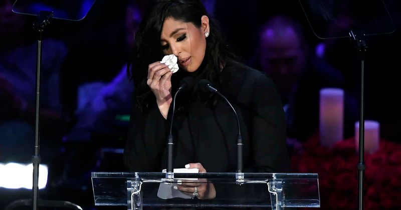 Kobe Bryant memorial: Vanessa says Kobe couldn’t be on Earth without Gianna, ‘babe, you take care of our Gigi’