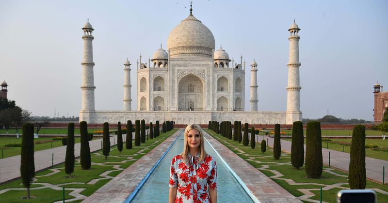 Ivanka Trump accused of photoshopping photo at Taj Mahal to make 'her waist smaller': 'PhotoshopBarbie'