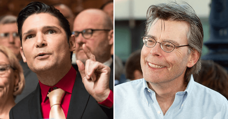 Stephen King asks Corey Feldman not to get too excited about his Hollywood pedophile ring docu: 'Chill, Corey'