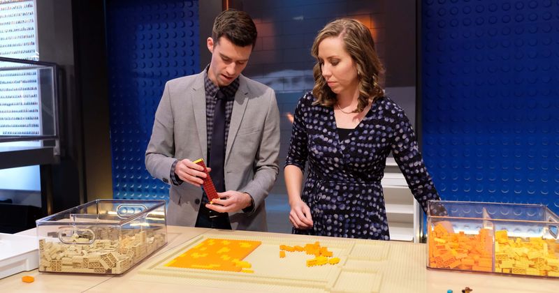 'Lego Masters' Episode 8: Tyler and Amy have a solid chance of winning the competition