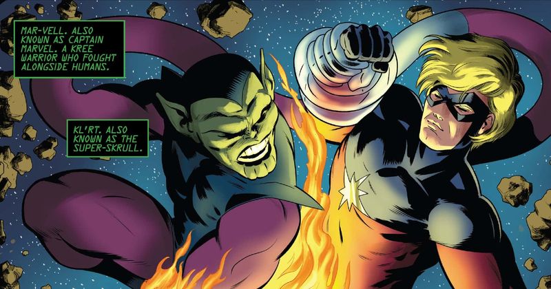 'Road to Empyre: The Kree/Skrull War' #1 narrates Marvel's complicated history of the two empires succinctly