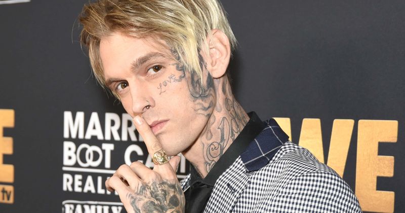 Aaron Carter's girlfriend Melanie Martin arrested for domestic violence after police find scratch marks on him