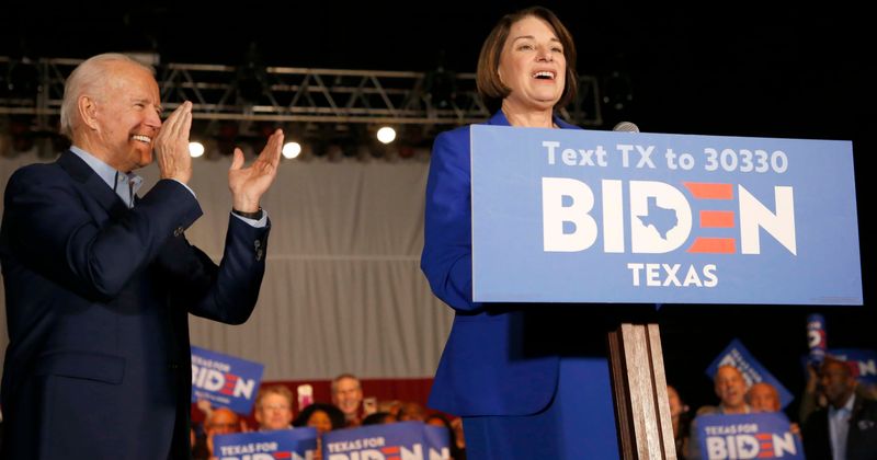 Amy Klobuchar most likely to be Joe Biden's VP pick but some say Michelle Obama is the 'magic bullet' he needs