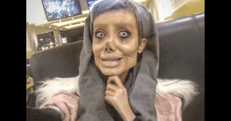 'Zombie' Angelina Jolie lookalike on ventilator, fighting for her life after contracting coronavirus in jail
