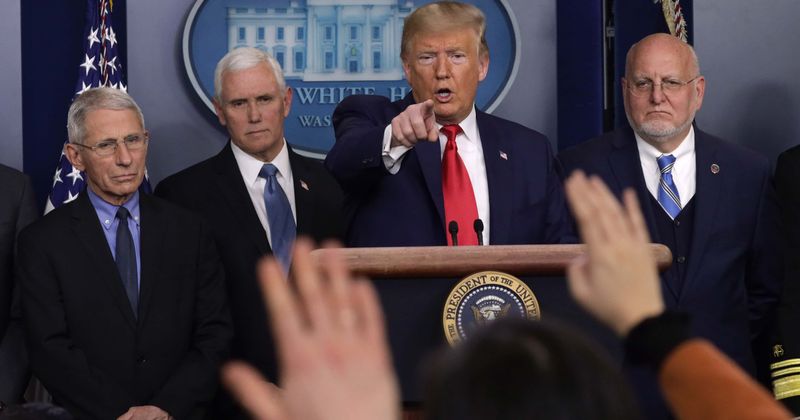 Trump brags about press conference viewership as US death toll tops 45,000: 'Ratings are through the roof'