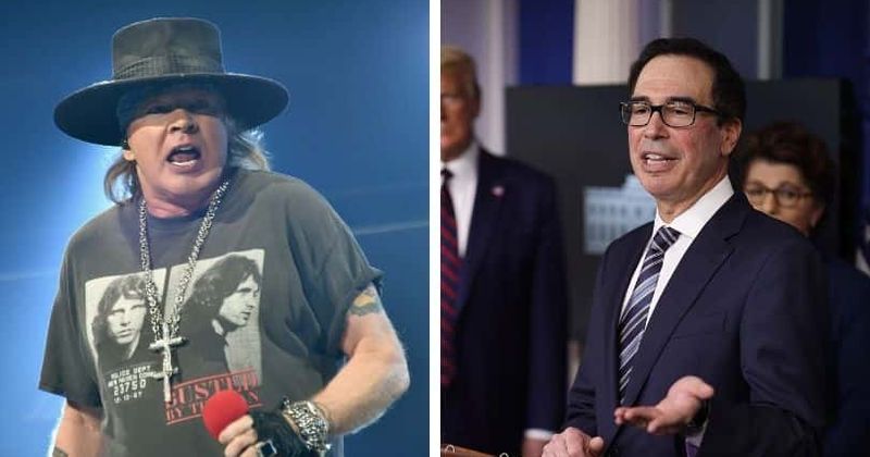 Axl Rose calls Steve Mnuchin an 'a**hole' in Twitter feud, amused fans say it wasn't on '2020 Bingo card'
