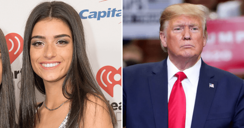 TikTok star Dixie D'Amelio receives death threats over Trump campaign signs in resurfaced post
