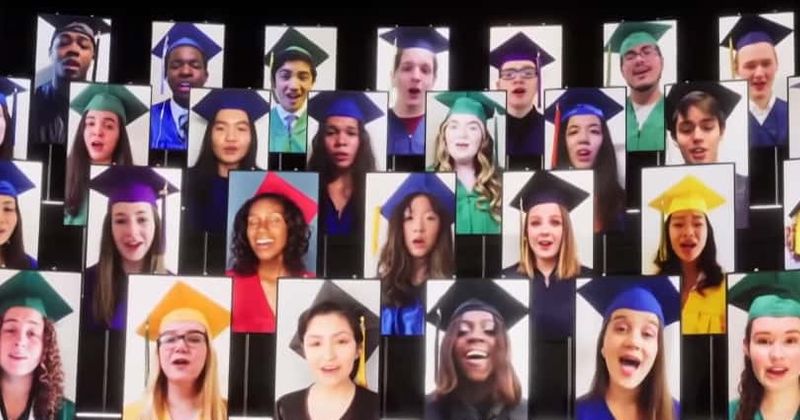'Graduate Together 2020': Students sing National Anthem, emotional viewers say it made them feel American again