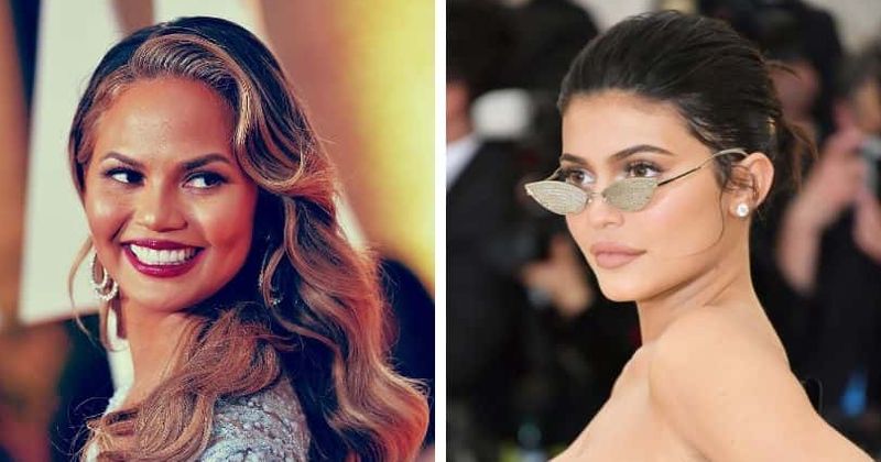 Chrissy Teigen slams 'rich' friends wanting free PR boxes from her after Kylie Jenner gushes about getting one