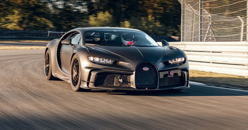 Bugatti tests leaner and meaner $3M Chiron Pur Sport on Bilster Berg's challenging racetrack