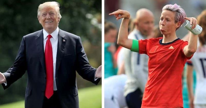 Megan Rapinoe says Trump is a hate-spewing 'white nationalist' who's done nothing to help his own supporters