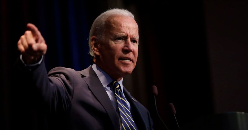 Joe Biden tells Stephen Colbert he is running for president because of Trump's 'enormous abuse of power'