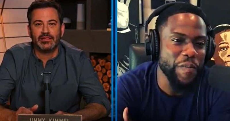 Kevin Hart tells Jimmy Kimmel he's waiting for baby number 4, hopes his new book will inspire readers