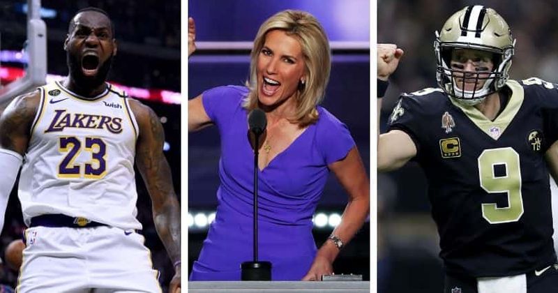 Laura Ingraham defends Drew Brees’ kneeling comment but told LeBron to ‘shut up and dribble’, gets called Nazi