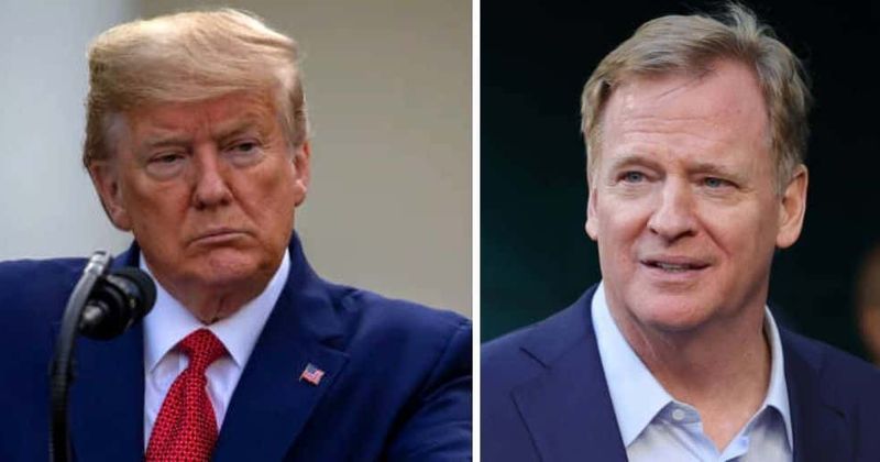 Trump slams NFL chief Roger Goodell for saying he was wrong to oppose Kaepernick: 'Is it OK to kneel now?'