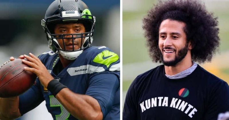Kaepernick did 'right thing' by kneeling during anthem, can be on our roster, says Seahawks QB Russell Wilson