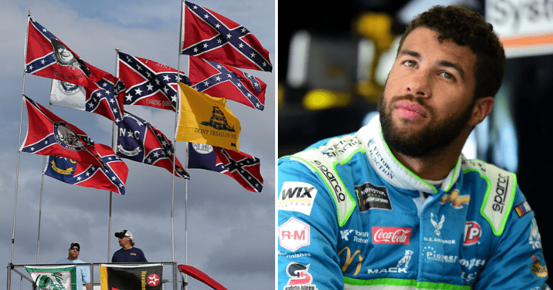 NASCAR star Bubba Wallace doesn't want Confederate flags at race events as it makes people 'feel uncomfortable'