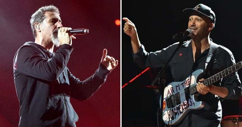 Serj Tankian and Tom Morello respond to fans who just realized their music was political, trigger troll fest