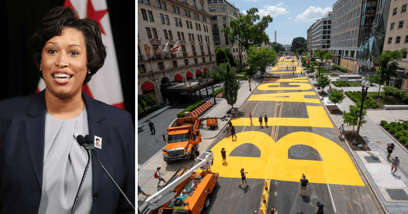 DC mayor Muriel Bowser sued for racial bias over 'Black Lives Matter' mural on street to White House