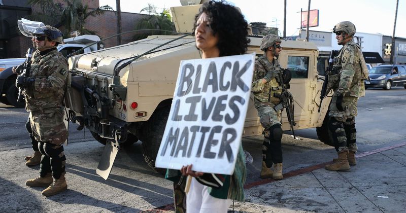 California 'Karen' who called cops on man stenciling #BLM on his own house 'deeply sorry' for 'racist' actions