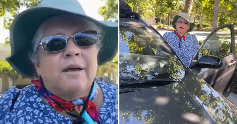 California 'Karen' Lena Hernandez seen screaming racist slur at three people: 'You'll be fu**** to death'