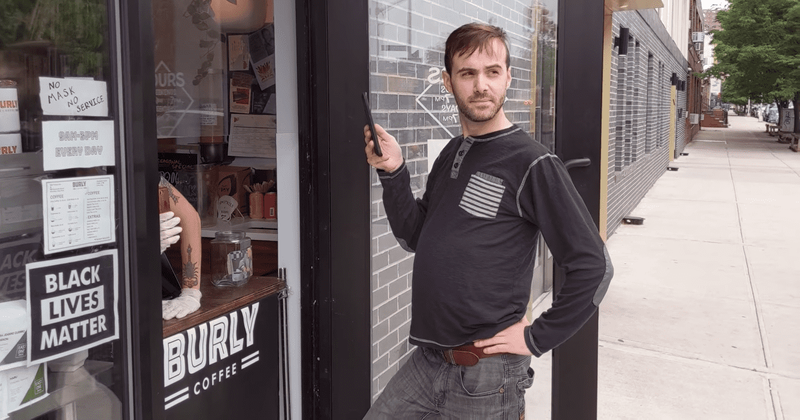 Video shows New York man lashing out at barista over coffee shop's BLM sign: 'This is the most racist thing'