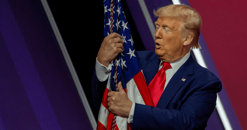 Trump says flag-burning should be made a criminal offense, suggests one-year jail term as punishment