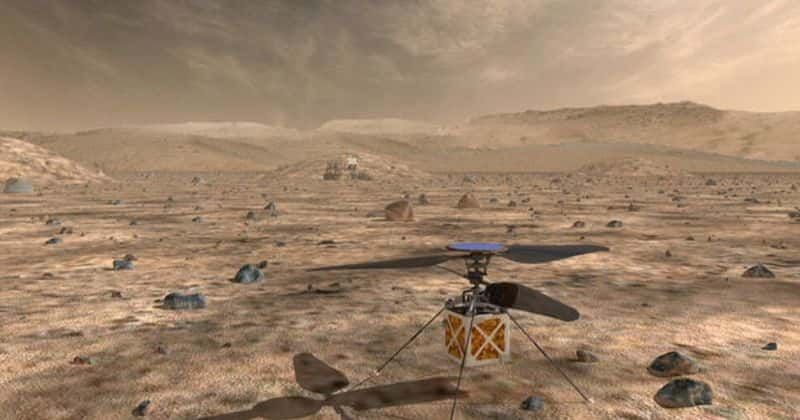 NASA readies helicopter to fly on another planet for the first time and give 'bird's-eye view' of Mars