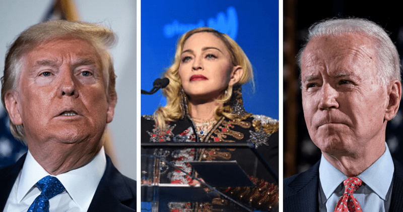 Madonna calls Trump 'white supremacist aka Nazi' while backing Joe Biden, fans brand her 'political puppet'