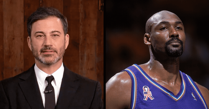 Jimmy Kimmel apologizes for blackface imitation of Karl Malone, slams haters for using 'thoughtless moments'