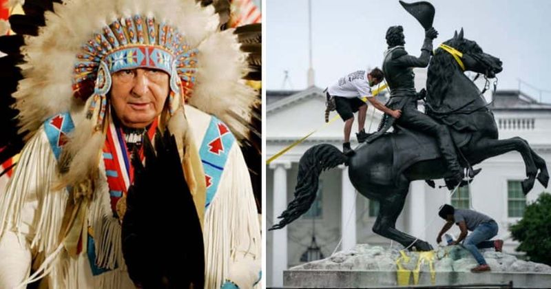 Indigenous ex-senator who brought monument protection laws defends Andrew Jackson statue despite gory history