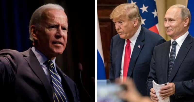 Trump's entire presidency 'a gift to Putin', says Biden while Internet extends support with #TRE45ON
