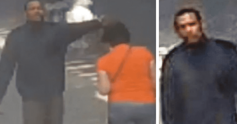Man punches elderly woman in head as she walks and then plays the victim in shocking random attack in Brooklyn