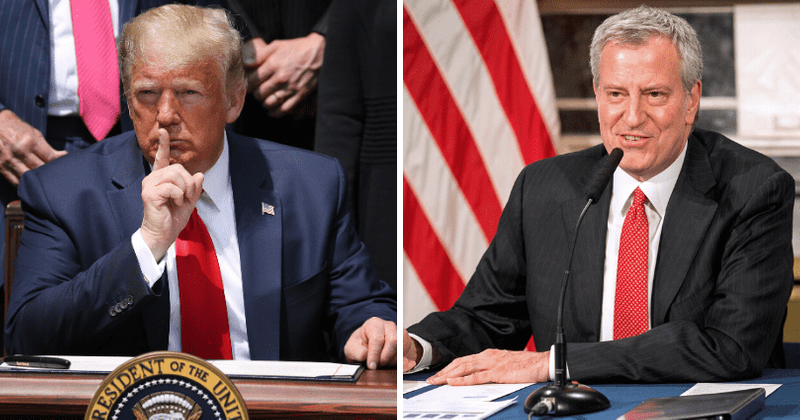 Trump blasts NYC Mayor Bill de Blasio, says BLM mural outside Trump Tower will 'denigrate' luxury Fifth Avenue