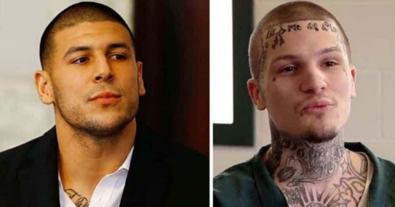 Aaron Hernandez's jail lover claims NFL star 'thought it was funny' to see brains blow all over his friend