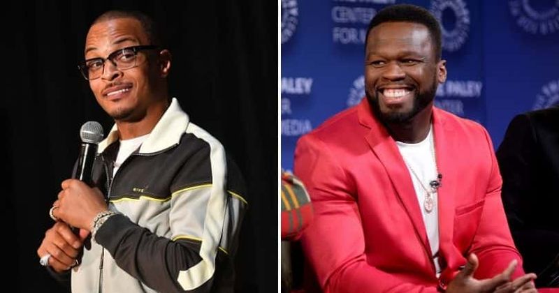 TI challenges 50 Cent to Verzuz IG Rap Battle while wishing him happy birthday, Fiddy blows smoke back at him